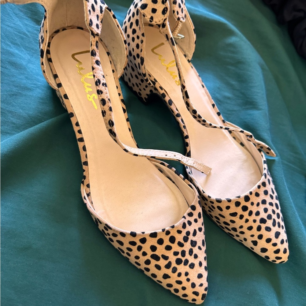 Lulu's Tan and Black Women's Shoes